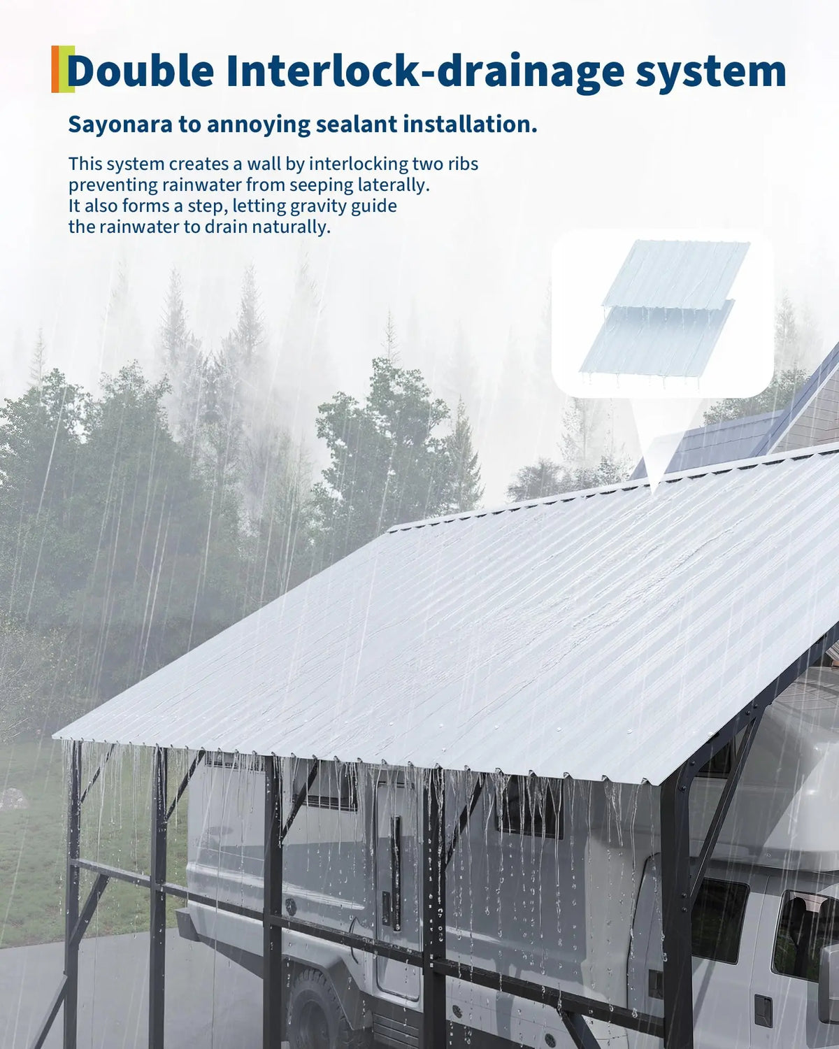 20x20 ft Metal Carport