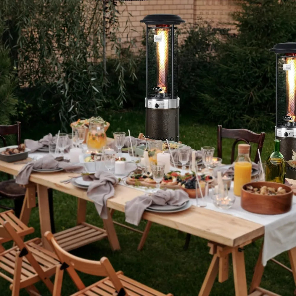 Propane Patio Heater, 36,000 BTUs, Portable