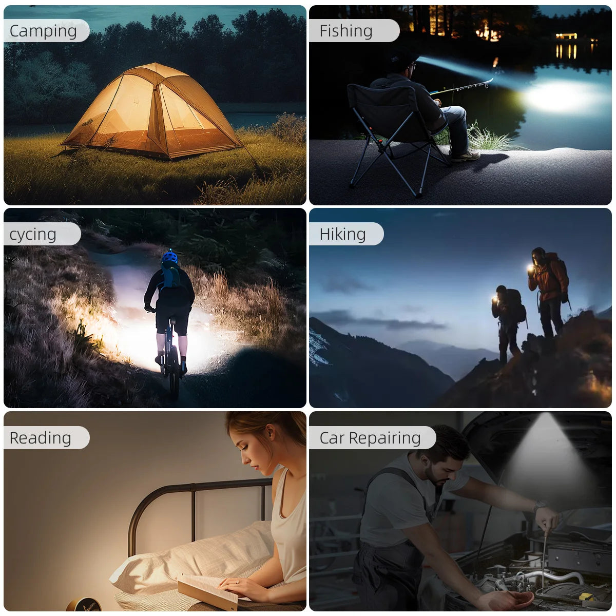 Compact Multi-Mode Pocket LED Flashlight