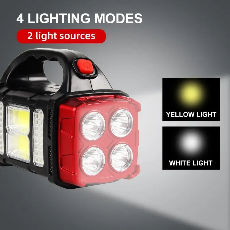 Solar Powered Rechargeable Camping Light