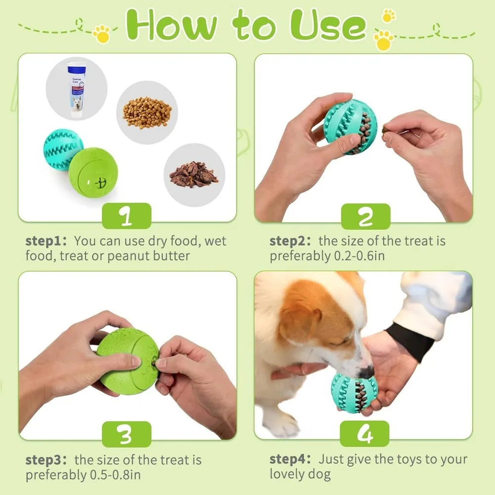 Interactive Dog Toys for Treat Dispensing / Slow Feeder