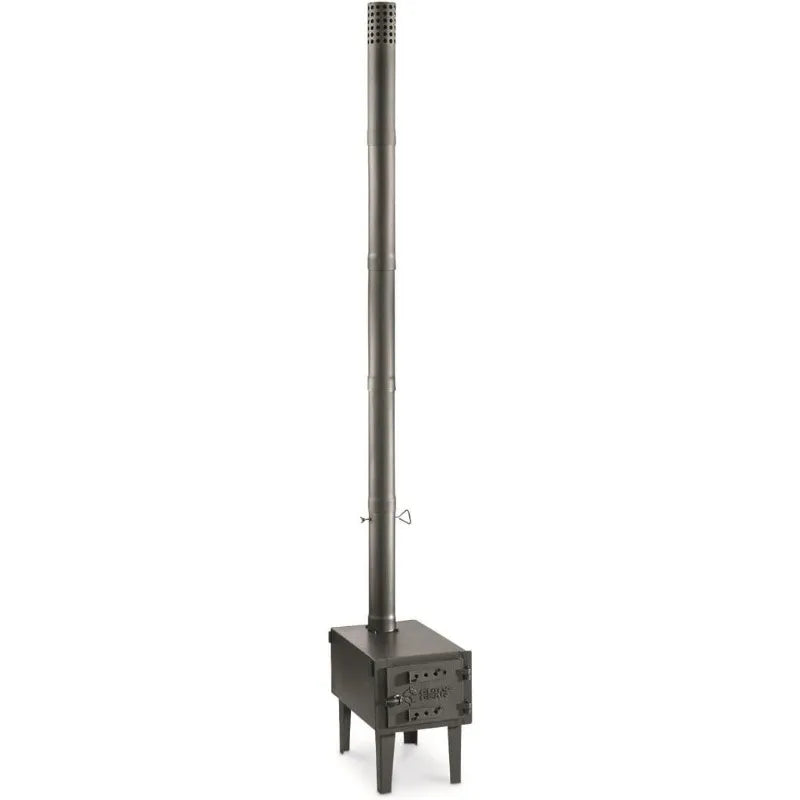 Wood Burning Stove, Portable with Chimney Pipe