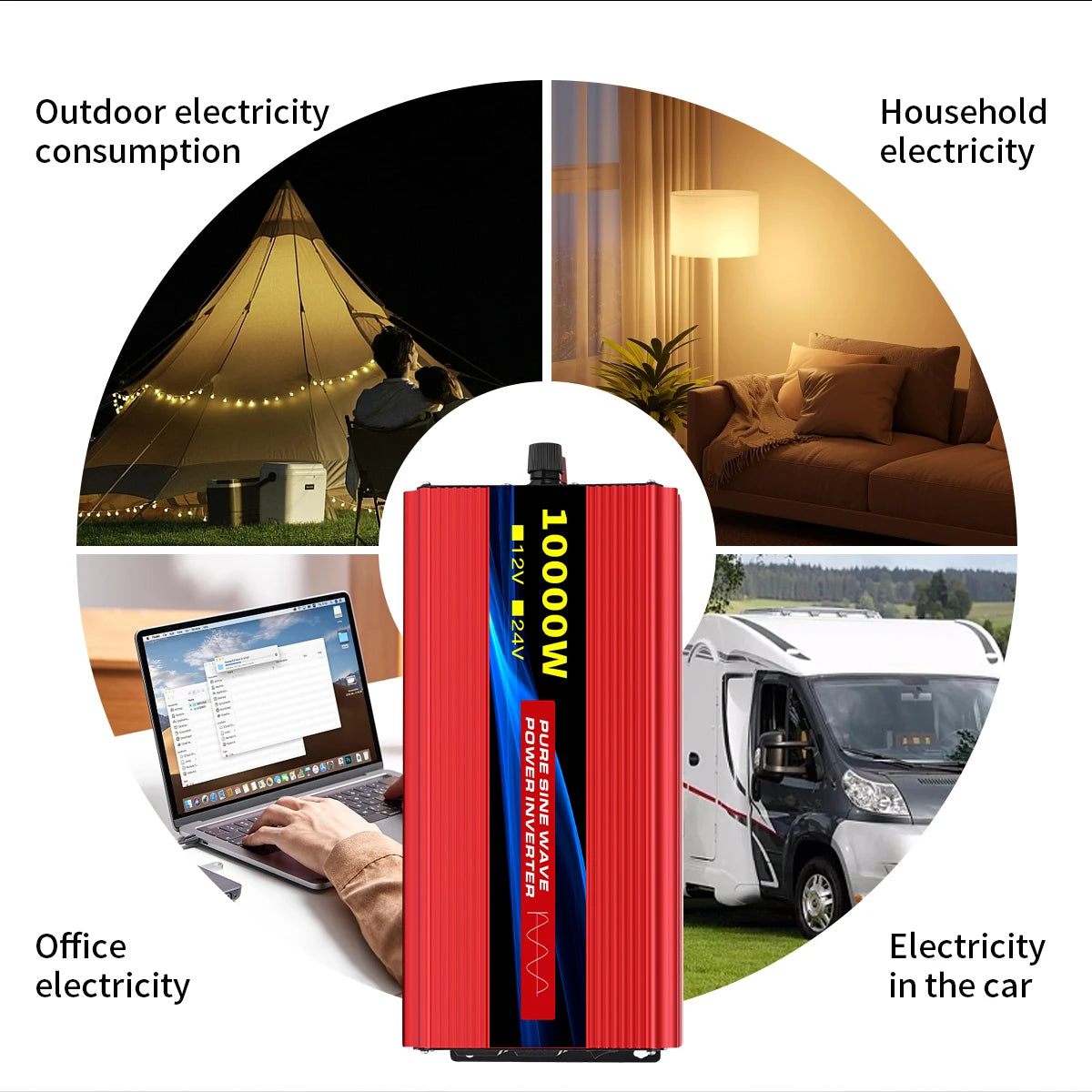 Inverter DC To AC 12V 110V