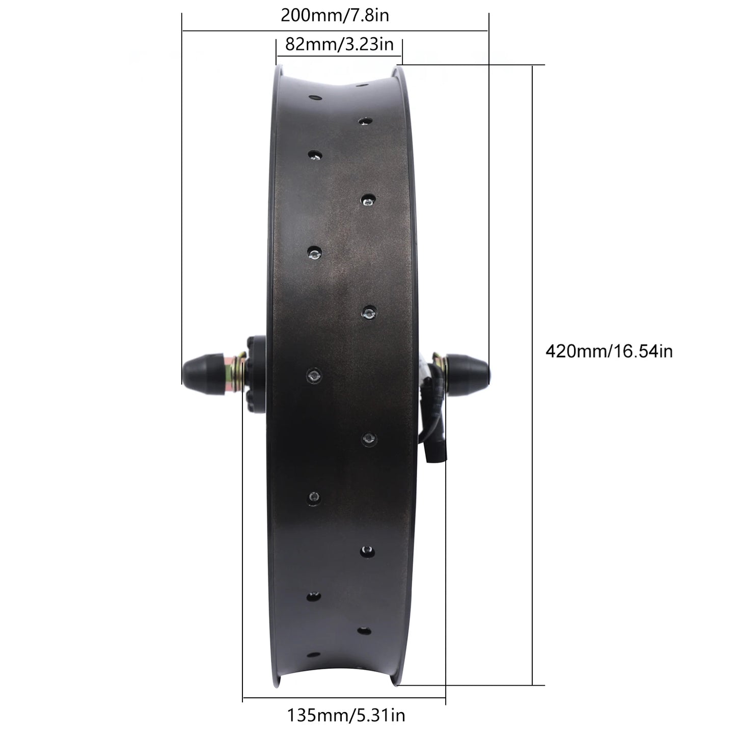 20" E-Bike Front Wheel Frame Kit 20"