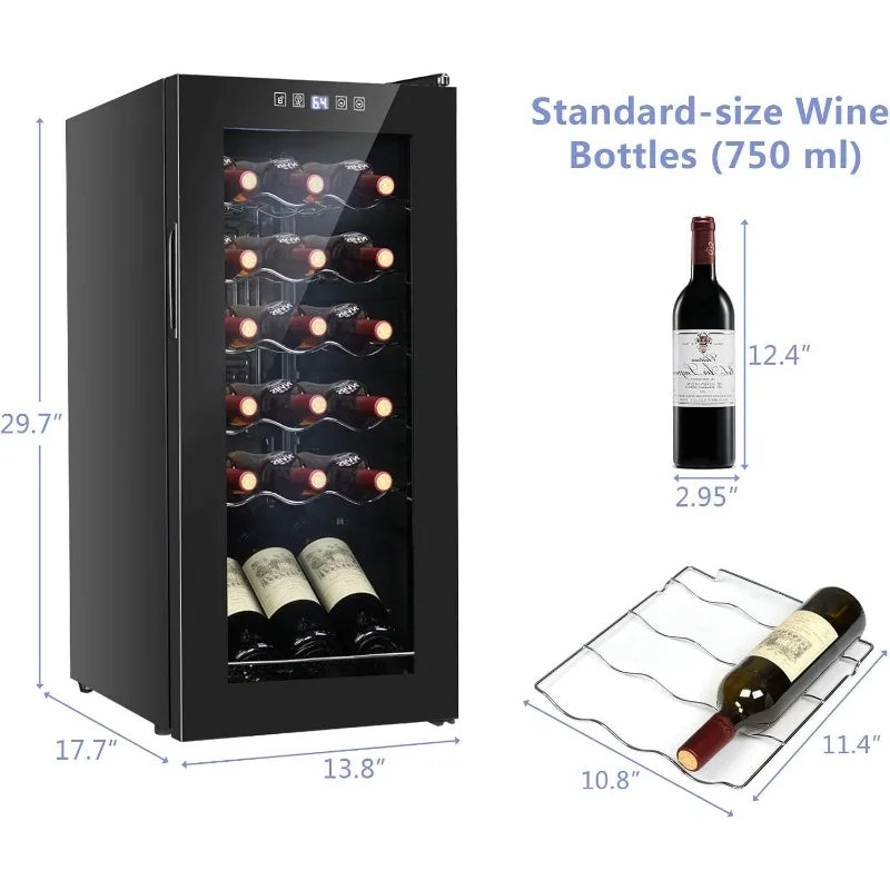 18 Bottle Wine Refrigerator