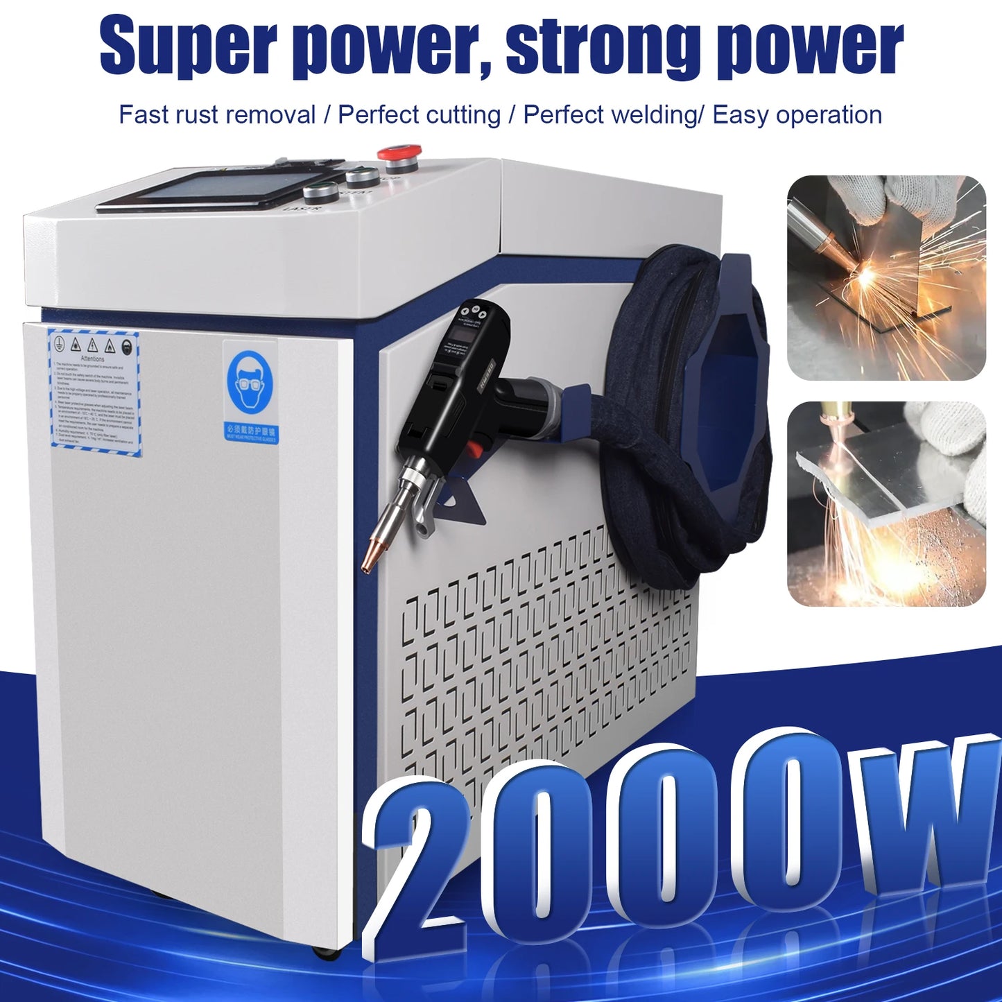 4 IN 1 Fiber Laser Welding Cutting Cleaning Soldering Machine