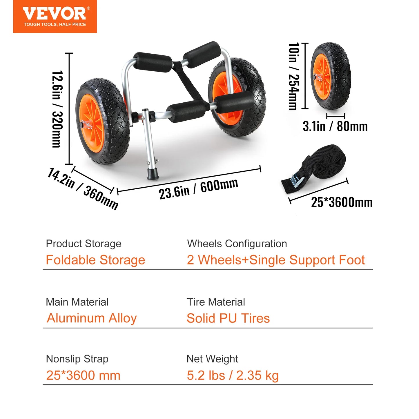 Kayak Cart 250lbs