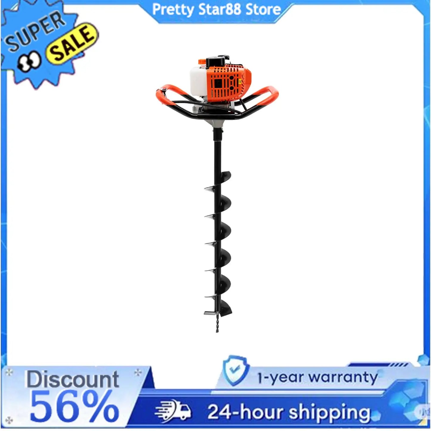 52cc Gas Earth Auger