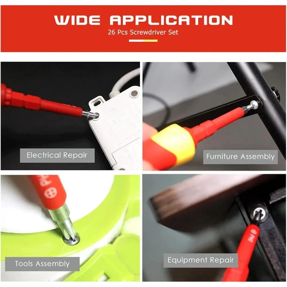 Insulated Electrician Screwdriver Set