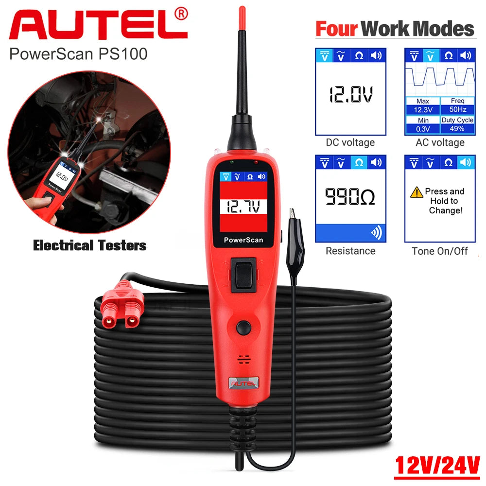 12V 24V Electrical System Auto Circuit Tester