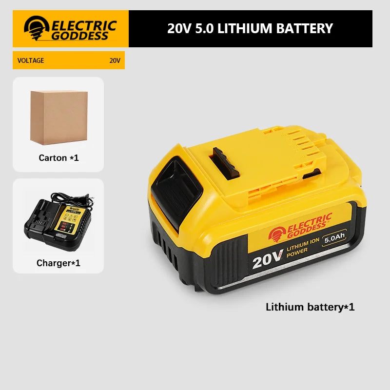 20V Lithium Ion Battery for Dewalt