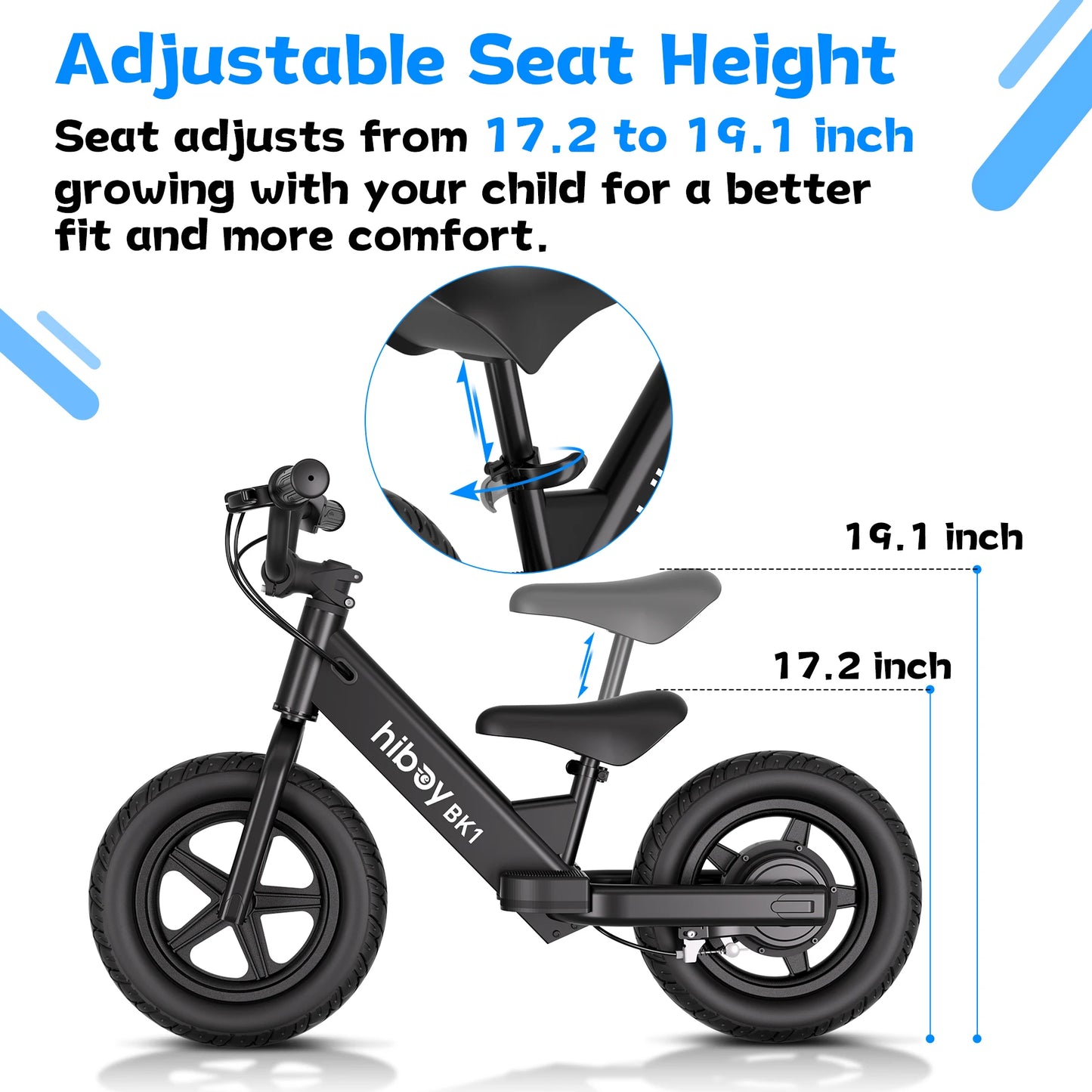 Kids Electric Balance Bike 12 Inch