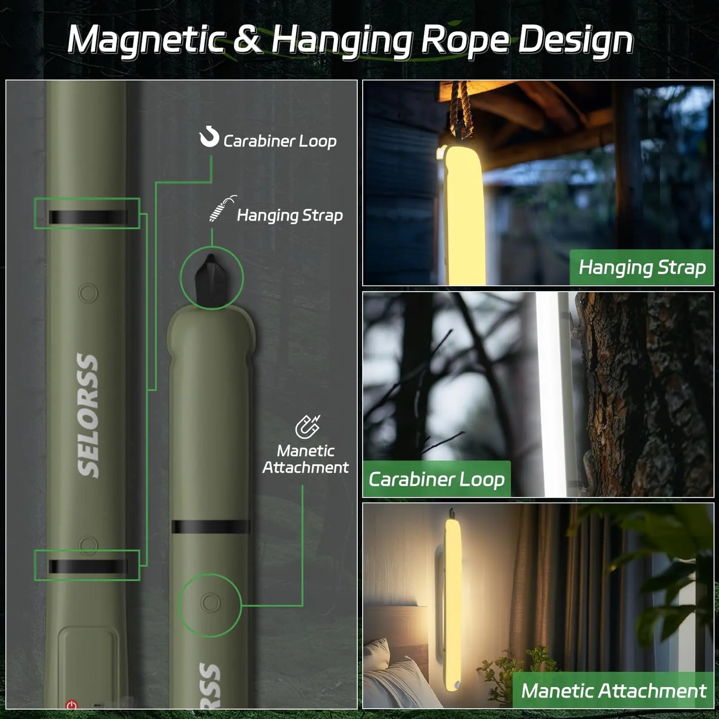 Rechargeable Portable Camping Light