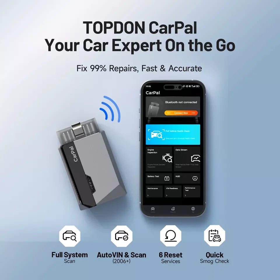 OBD2 Scanner Bluetooth for Car