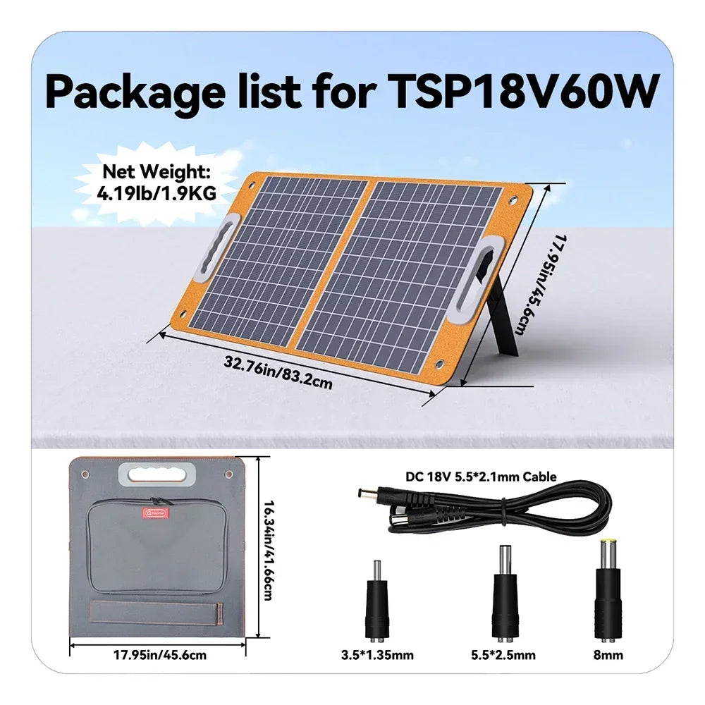100W Foldable Solar Panel