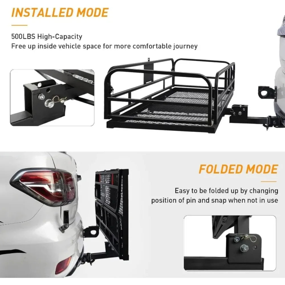 Hitch Cargo Carrier 500 LBS Capacity