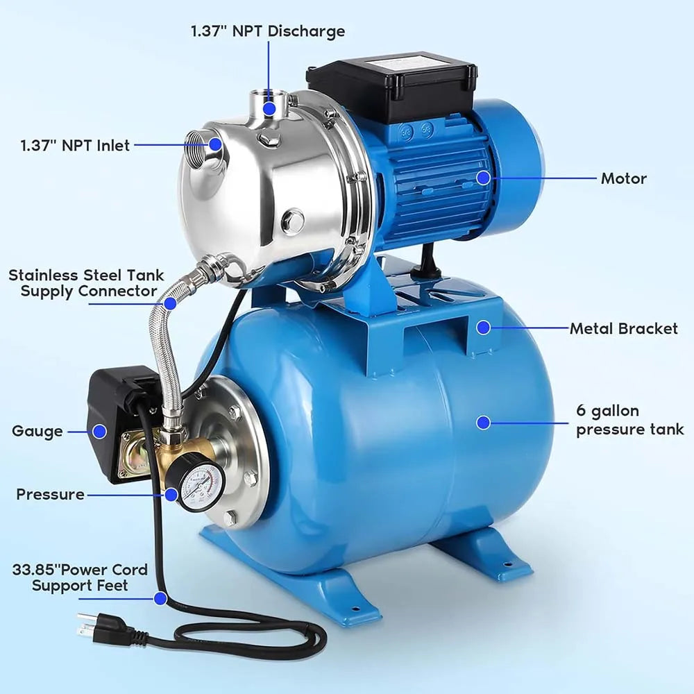 1.6HP Shallow Well Pump