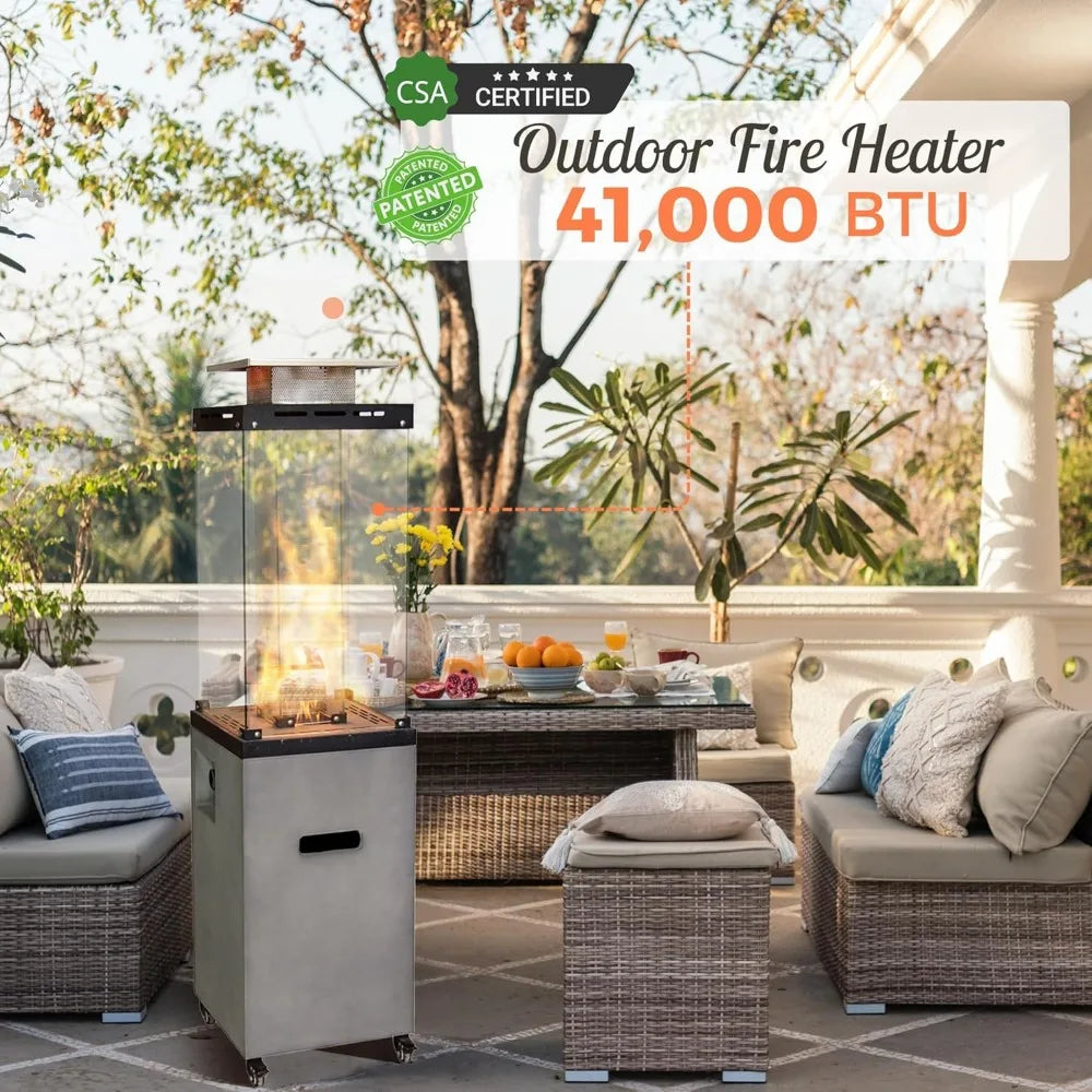 Patio Propane Heater with Weather Cover
