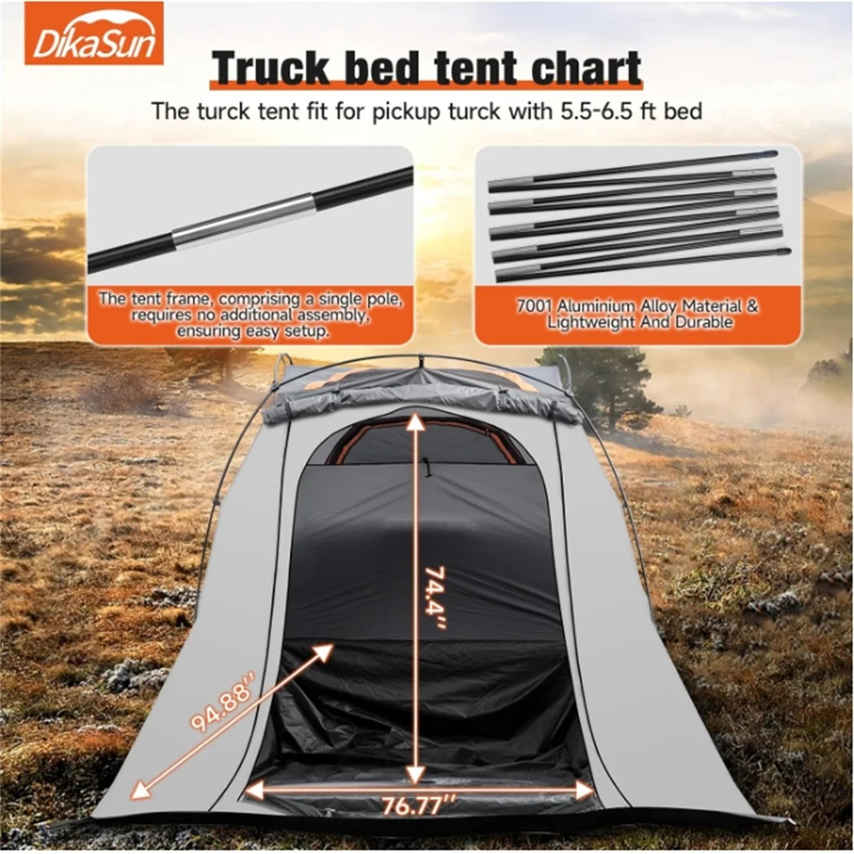 Pickup Truck Bed Tent