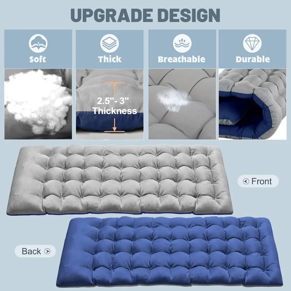 Folding Camping Cot with Mattress