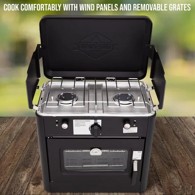 Gas Camping Oven w/Carry Bag