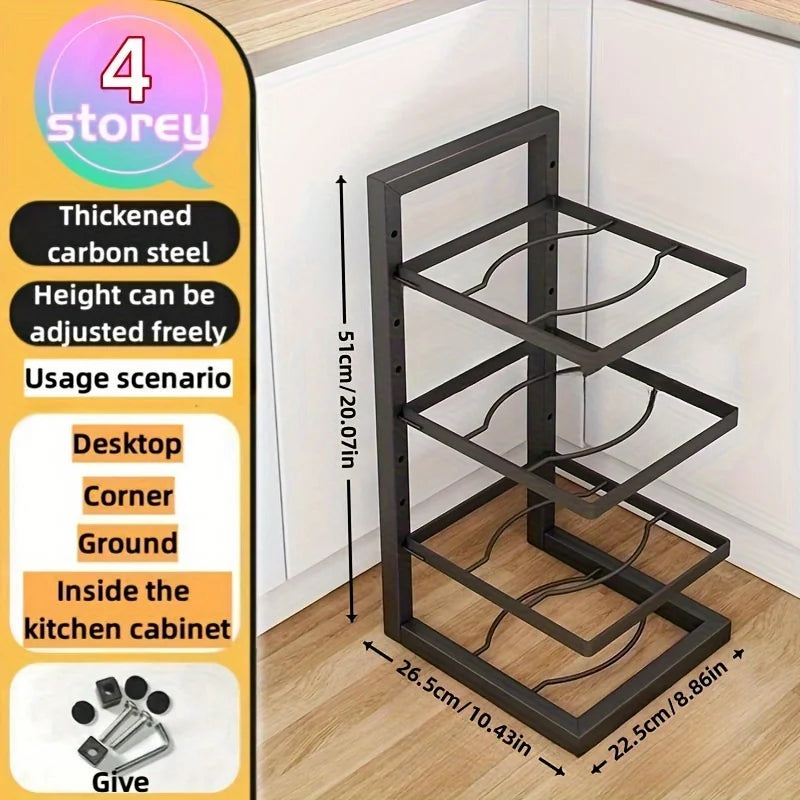 Pot and Pan Organzier for Kitchen