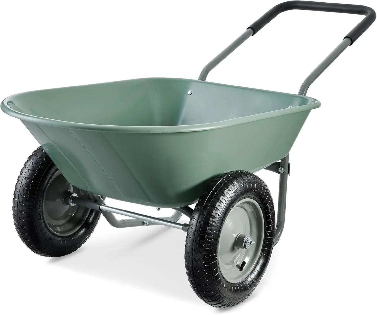 Dual-Wheel Wheelbarrow