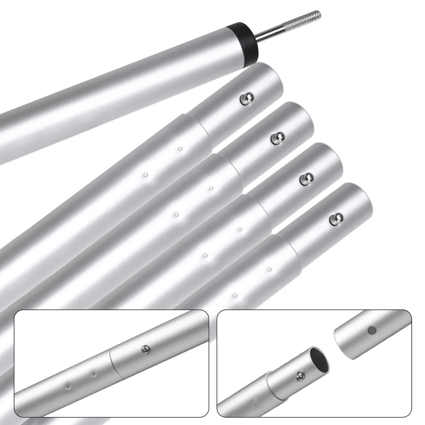 Set of 2 Telescoping Tent Poles