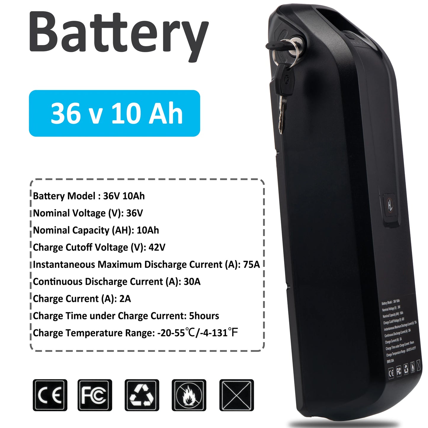 USB Li-ion Battery Bike Conversion Kit