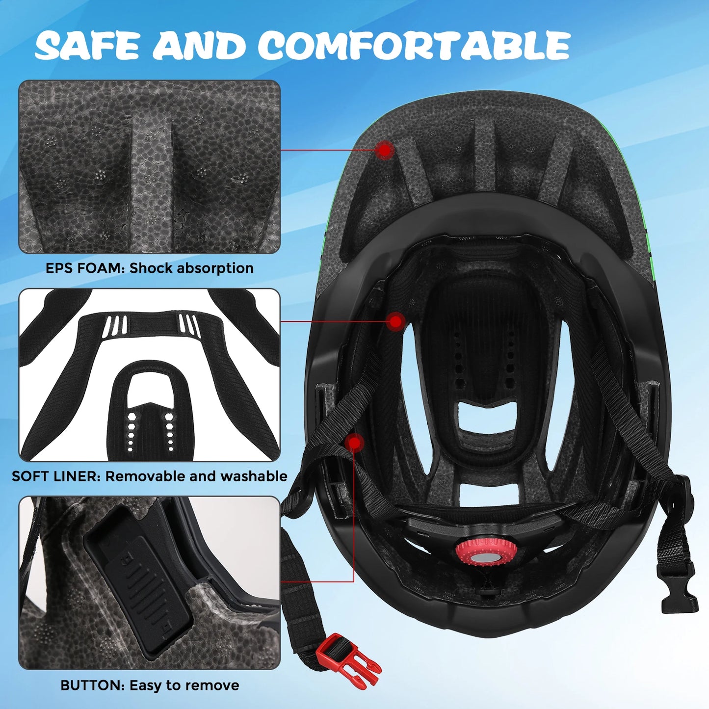 2-in-1 Kids Bicycle Helmet