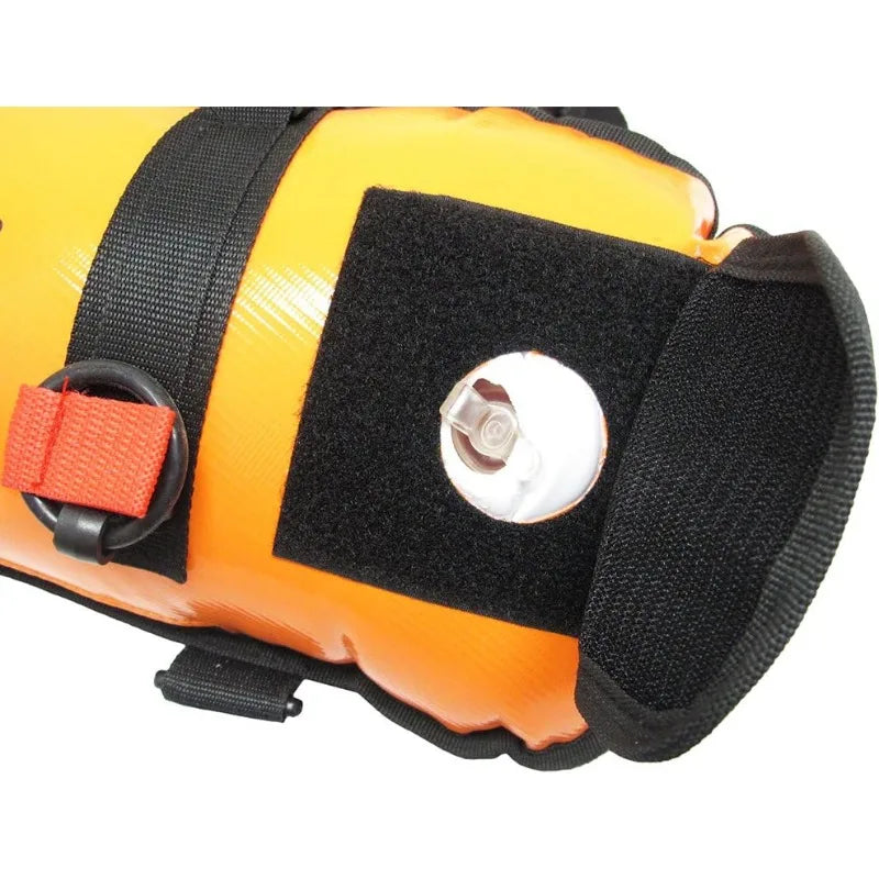 Float Boat with Dive Flag & Air Pump, Orange