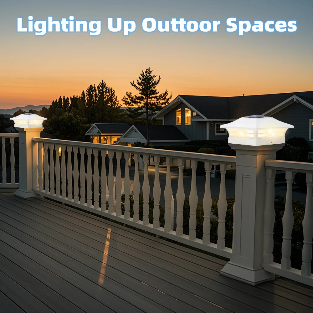 Solar Post Cap Light