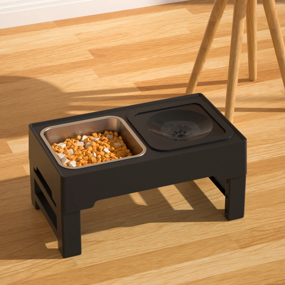 Dog Food Slow Feeder 4 Adjustable Heights