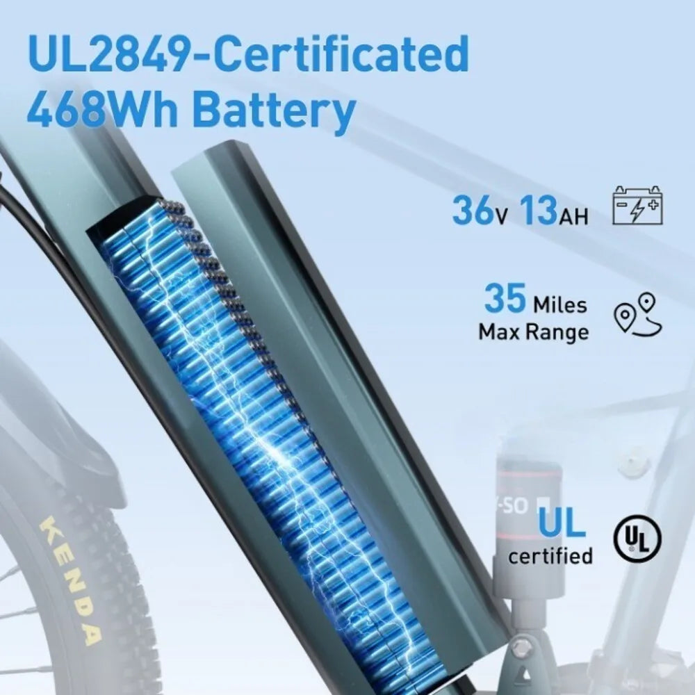 26'' 24'' Ebike With 500W Motor