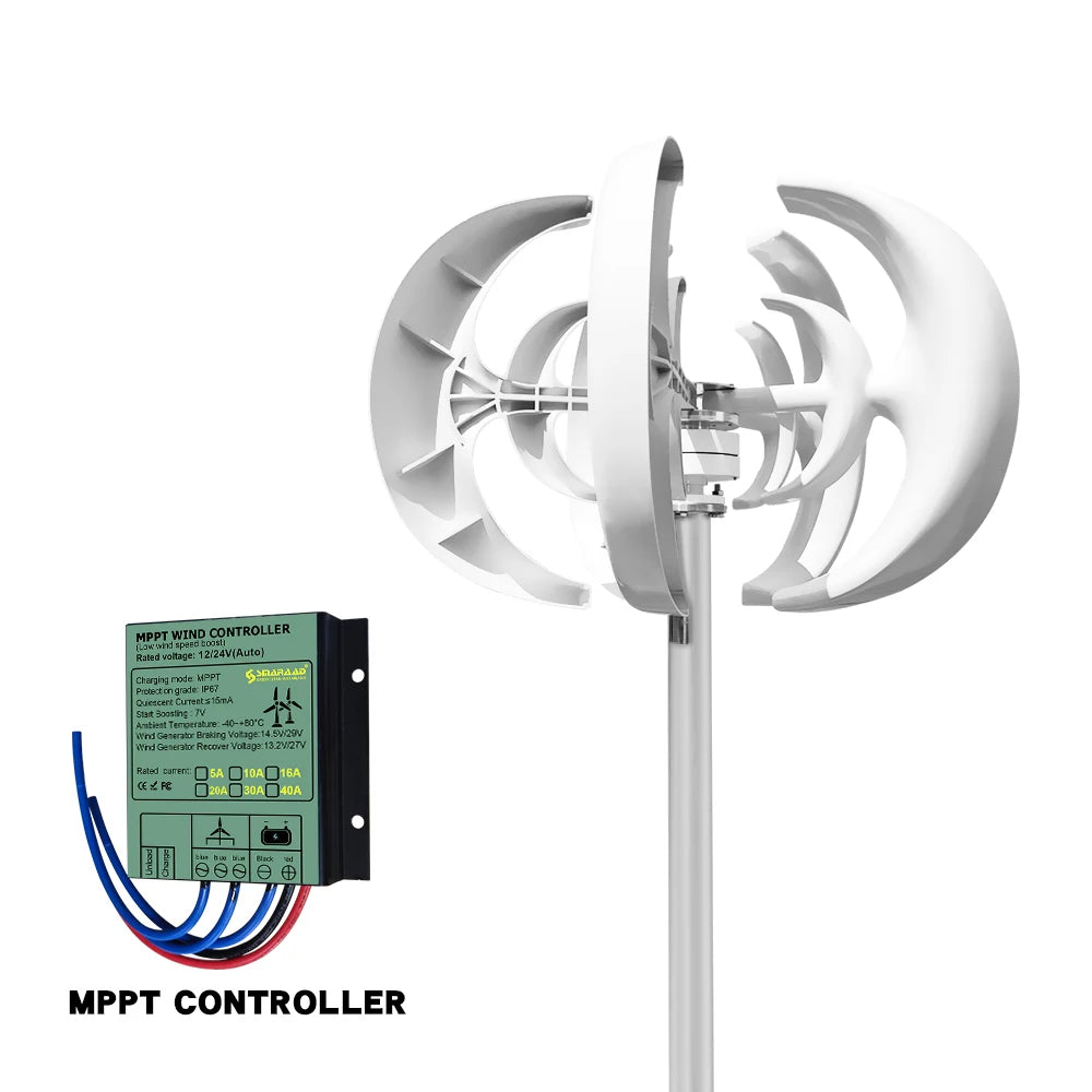 3000W Vertical Wind Turbine 12V 24V