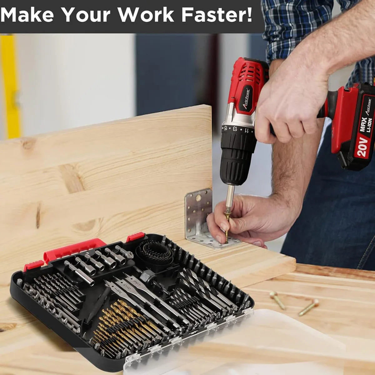 100pcs Drill Bit Set