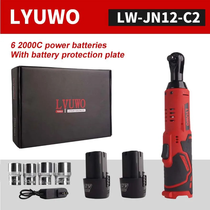 3/8 Rechargeable Electric , Ratchet Set w/ 2 batteries