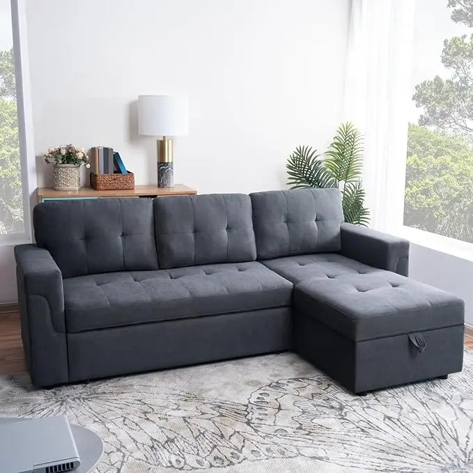 Reversible Sleeper Sectional Sofa