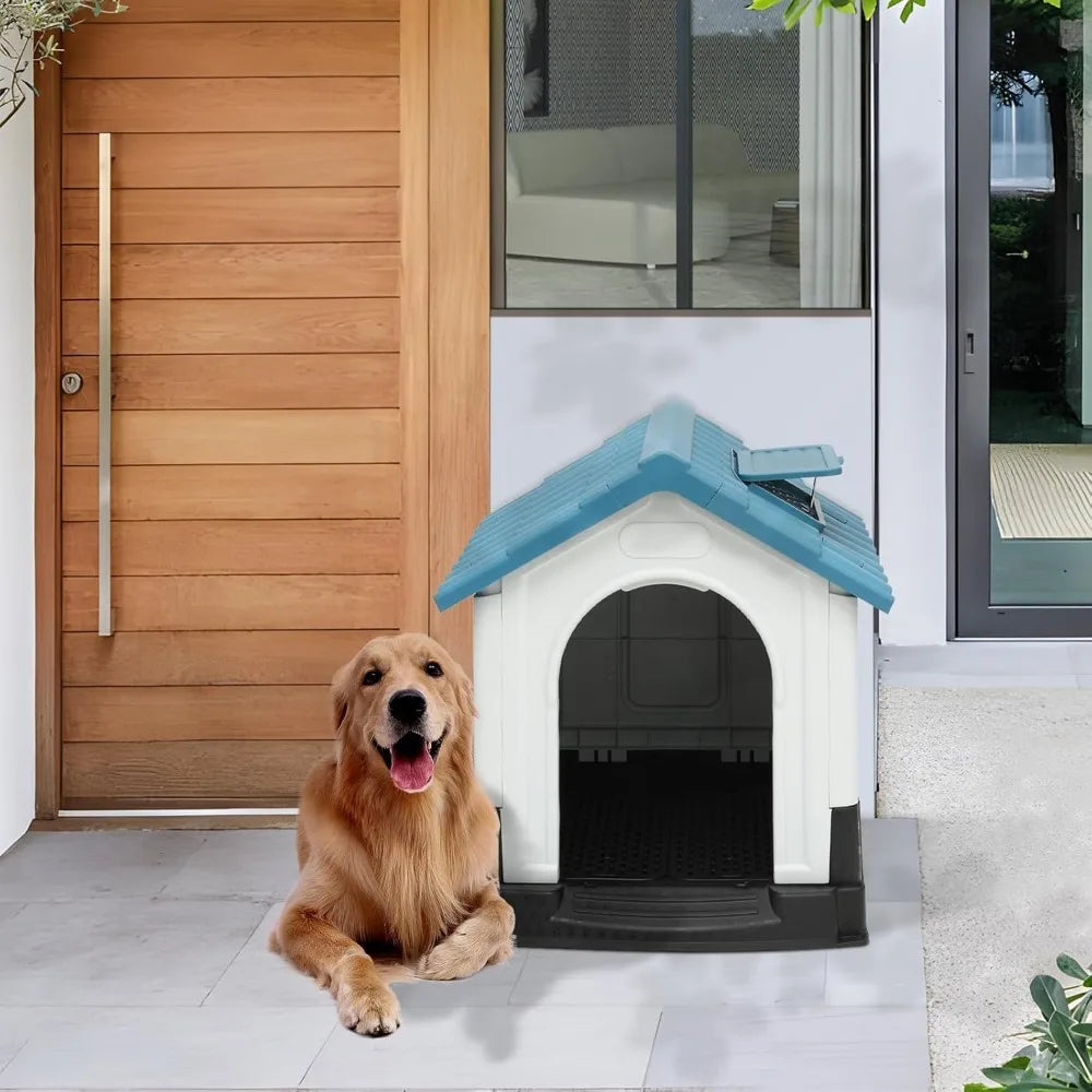 Outside Insulated Plastic Dog Shelter