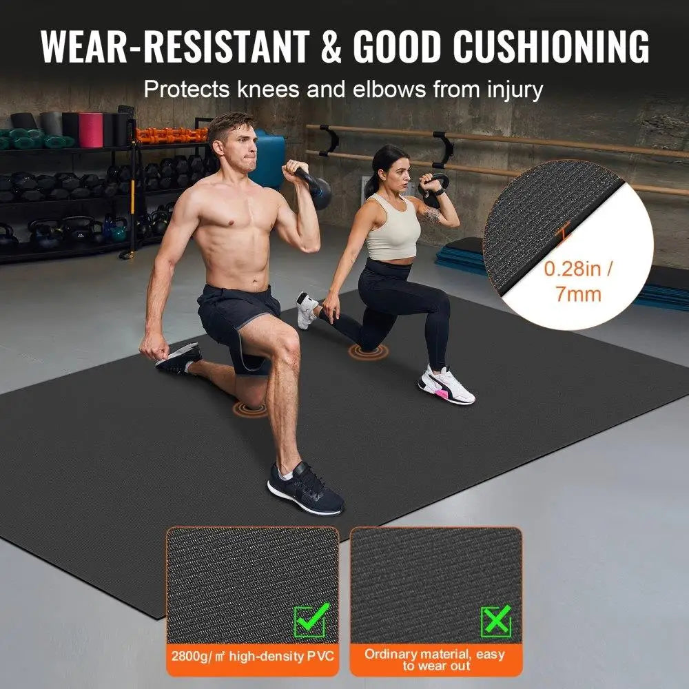 Yoga Mat with Bag Carry Strap 10x6ft