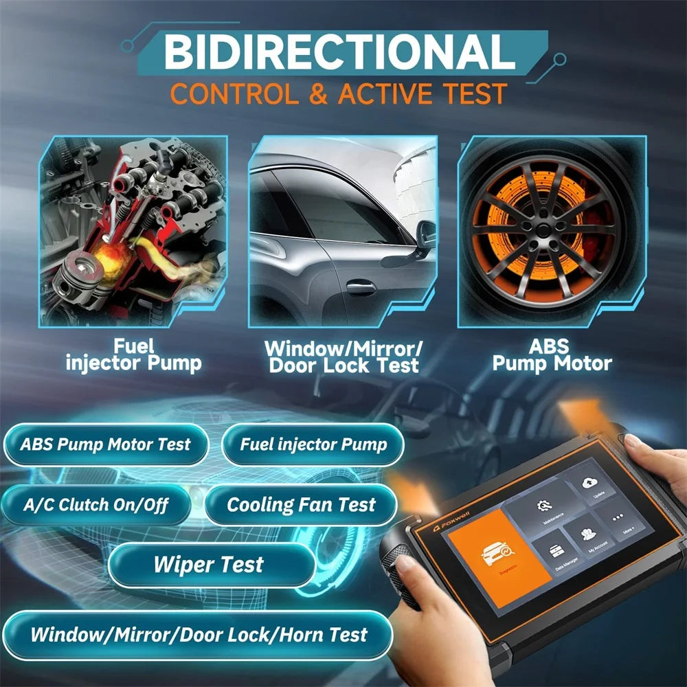 OBD2 Automotive Scanner Bi-directional