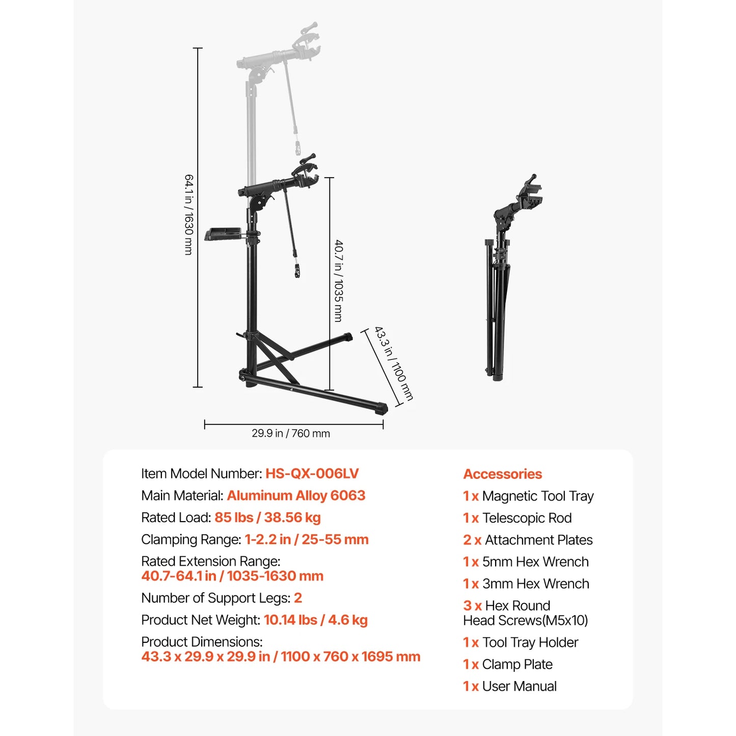 Bike Repair Stand 66/85/88/110lb