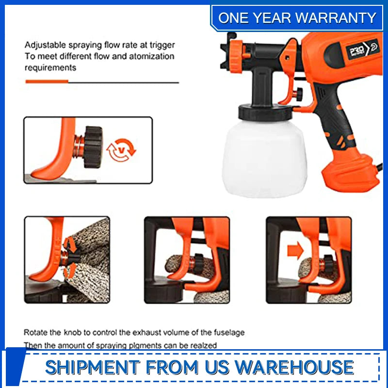 750W Paint Sprayer 1200ml