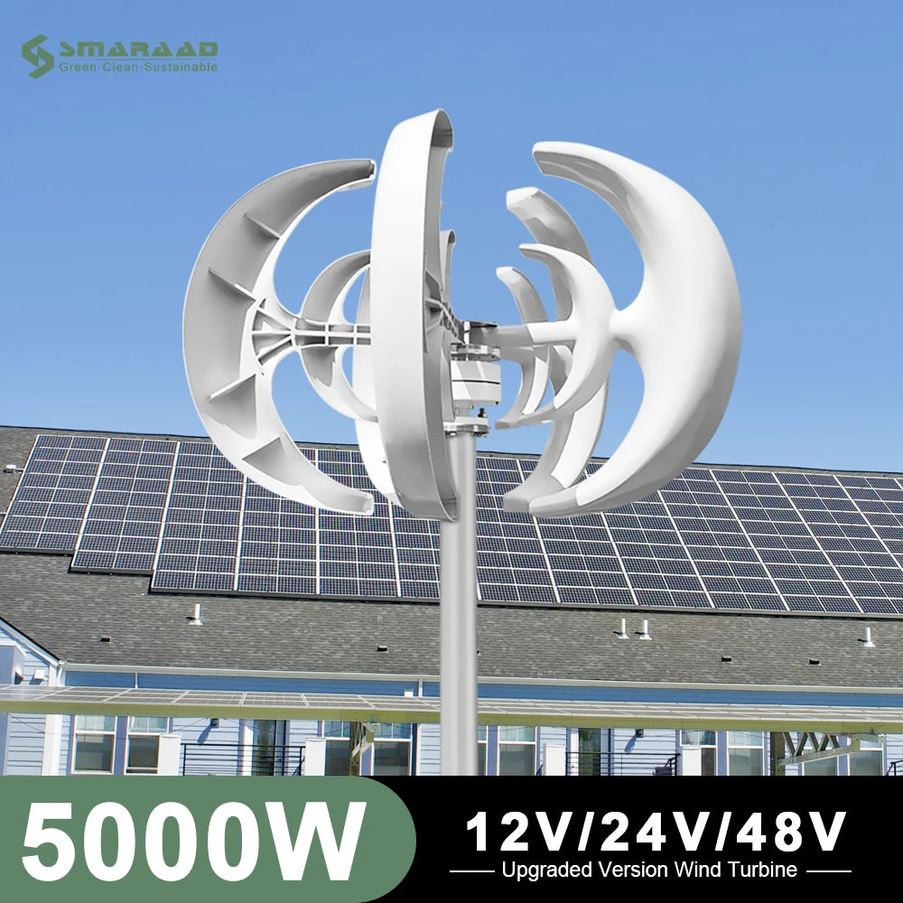 5000W Vertical Wind Turbine Generator