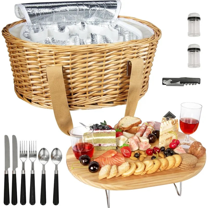 Picnic Basket Set for 2