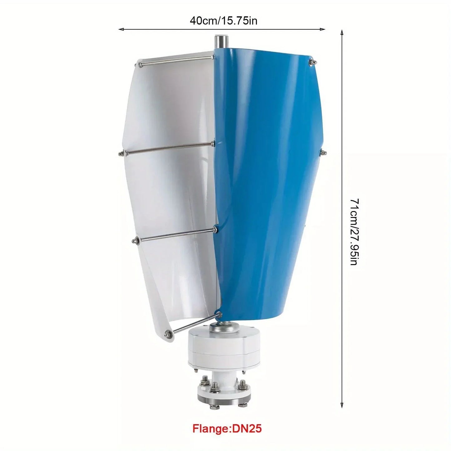 Vertical Axis Wind Turbine Kit w/ Controller 500w