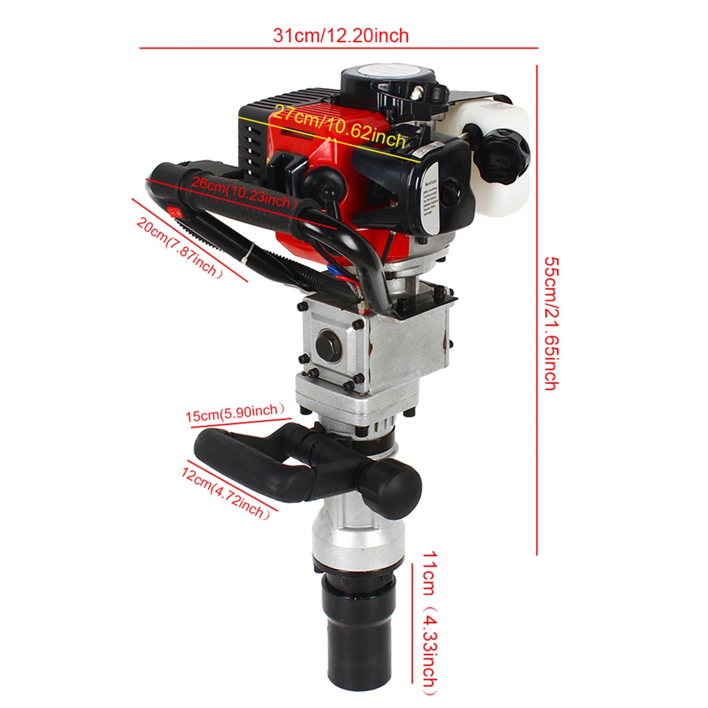 Gas Powered T Fence Post Driver