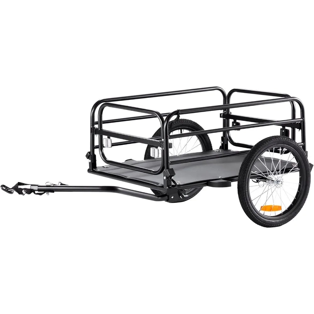 Bike Cargo Trailer, 160 lbs Load Capacity