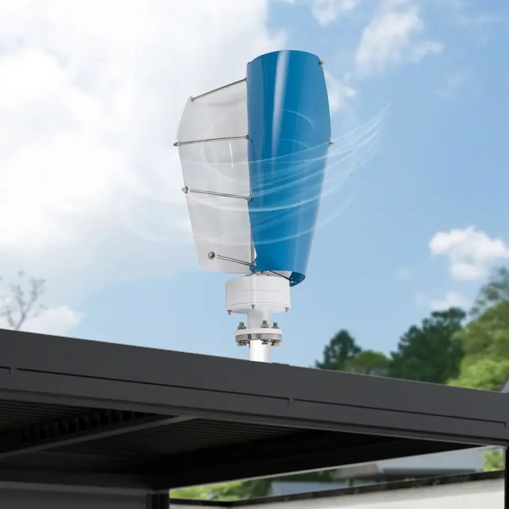 Vertical Axis Wind Turbine Kit w/ Controller 500w
