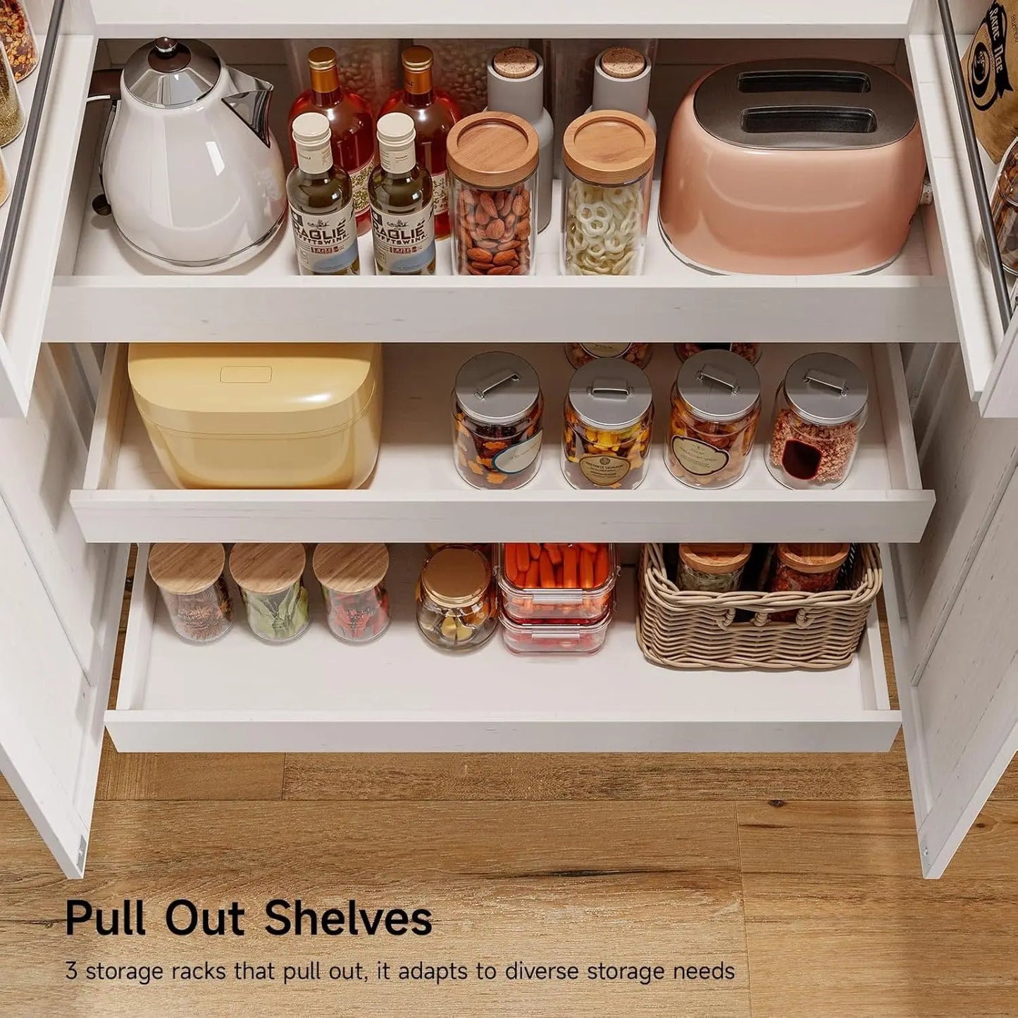 71" Tall Kitchen Pantry